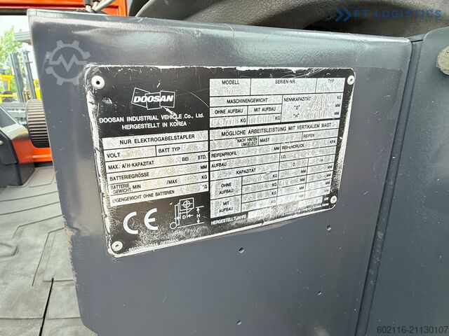 4-Rad-Gabelstapler DOOSAN 70 / DUPLEX / FORK 2500MM / POSITIONER