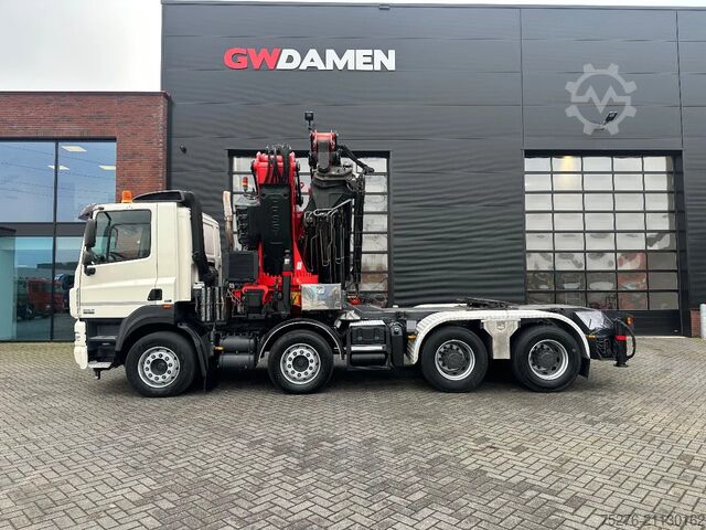 Kranwagen DAF CF 85.460 8x4 Tractor unit- Fassi F1100+Flyjib,...