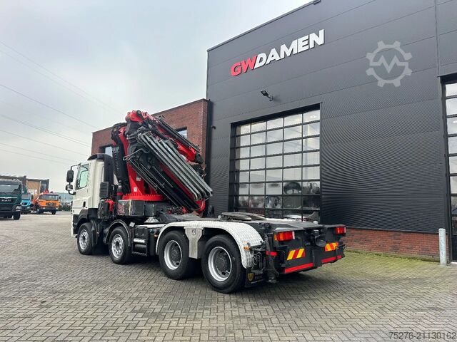 Kranwagen DAF CF 85.460 8x4 Tractor unit- Fassi F1100+Flyjib,...