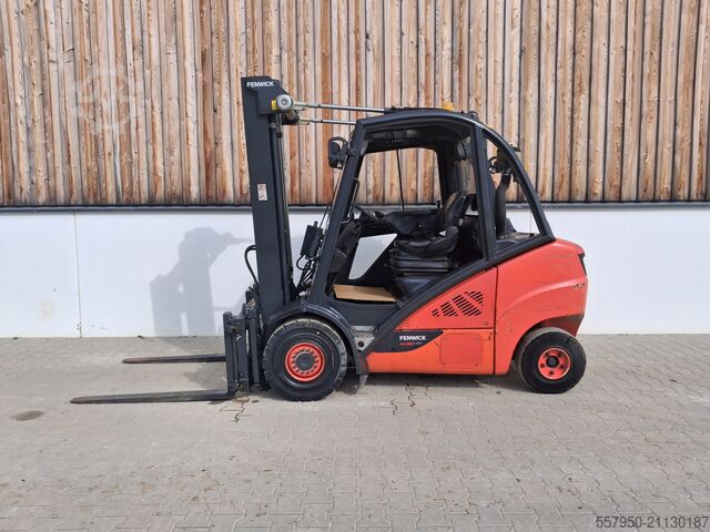Forklift Linde H 30 Diesel Triplex Zinkenverstellgerät