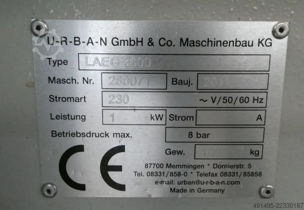 PVC profile saw Rotox GLA 403 ROTOX GLA 403 + LAEG 3600