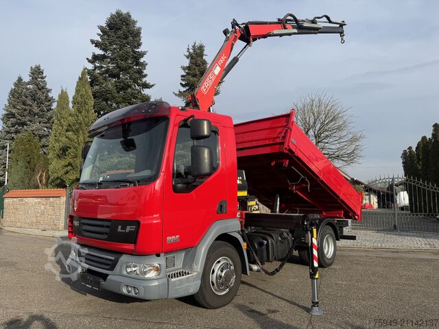 LF 220 10To. 3.S. Kipper/Kran Fassi F65, DAF LF 220 10To. 3.S. Kipper/Kran Fassi F65,