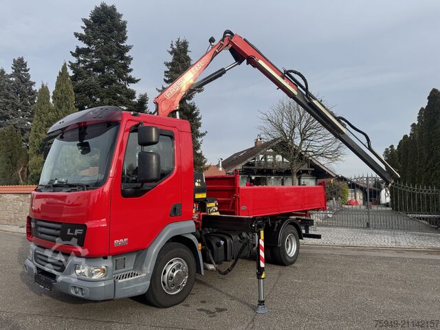 LF 220 10To. 3.S. Kipper/Kran Fassi F65, DAF LF 220 10To. 3.S. Kipper/Kran Fassi F65,