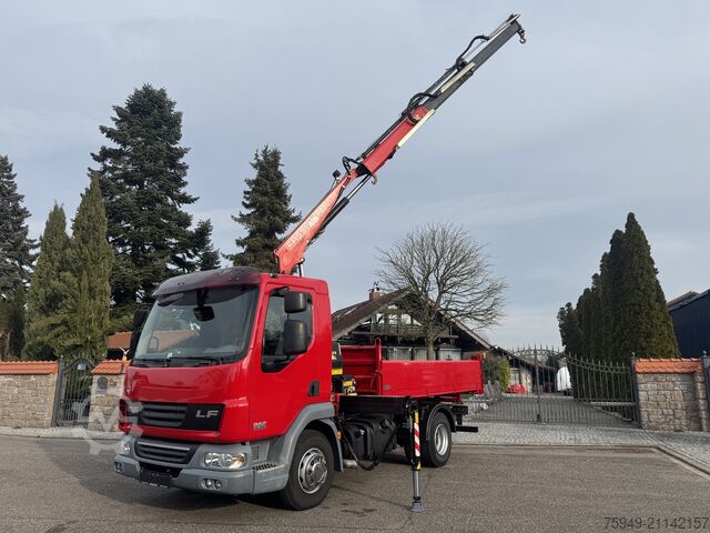 LF 220 10To. 3.S. Kipper/Kran Fassi F65, DAF LF 220 10To. 3.S. Kipper/Kran Fassi F65,
