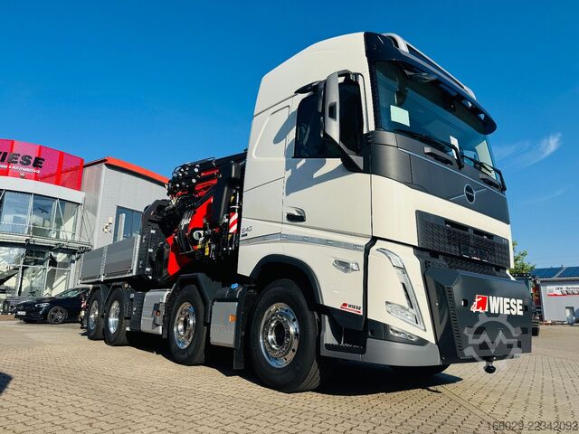 Flatbed truck VOLVO FH 500 8x2 mit F990RA.2.28 L616 V30