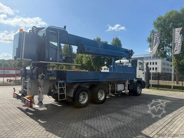 Crane truck MAN 26.314 T 39  PK 52000 ELWA Dakdekkers / montage...