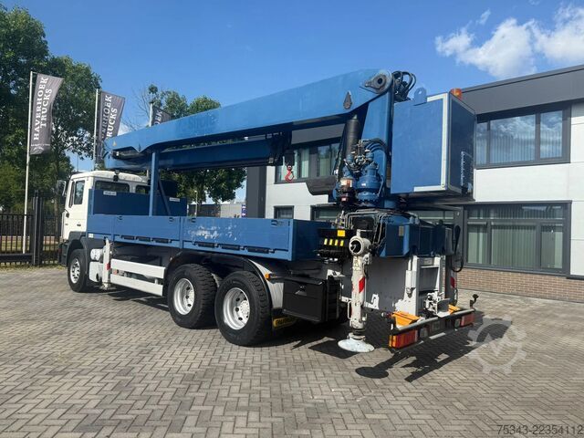 Crane truck MAN 26.314 T 39  PK 52000 ELWA Dakdekkers / montage...