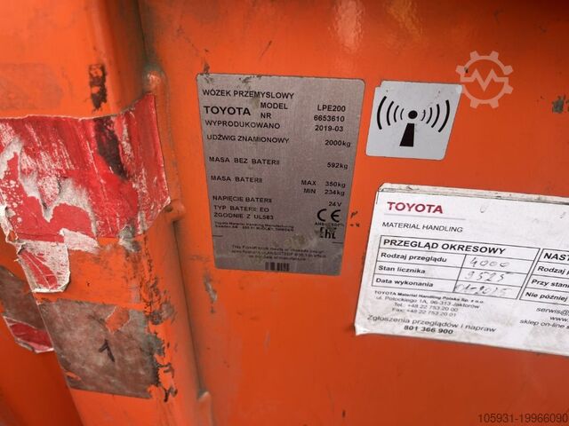 Electric Pallet Truck BT LPE200