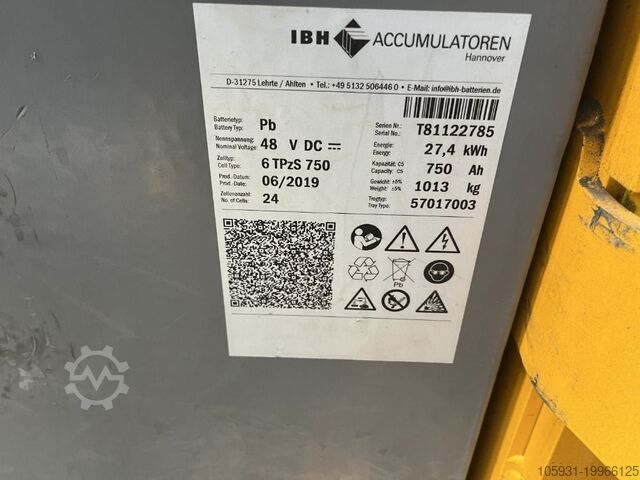 Electric 3-wheel forklift Jungheinrich EFG220