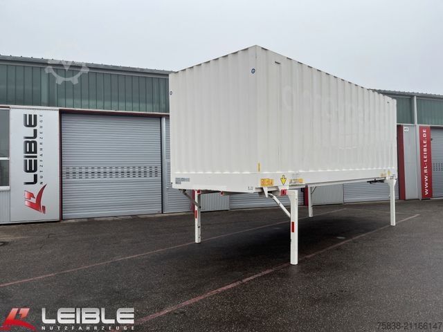 Swap body trailer KRONE WK 7.3 Stahl Koffer WAB *Lochwand/Dry Box*TOP*