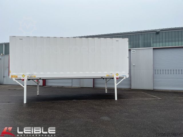 Swap body trailer KRONE WK 7.3 Stahl Koffer WAB *Lochwand/Dry Box*TOP*
