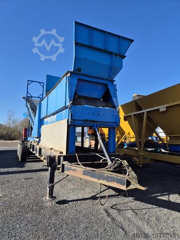 Mobile stockpile conveyor Eigenbau mobiles Haldenband