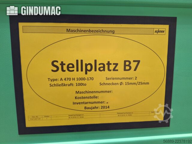 Arburg 470 H 1000-170 Arburg 470 H 1000-170