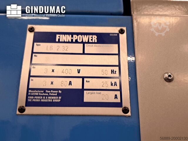 CO2-Laserschneidmaschine Finn-Power L6 laser + LU3000