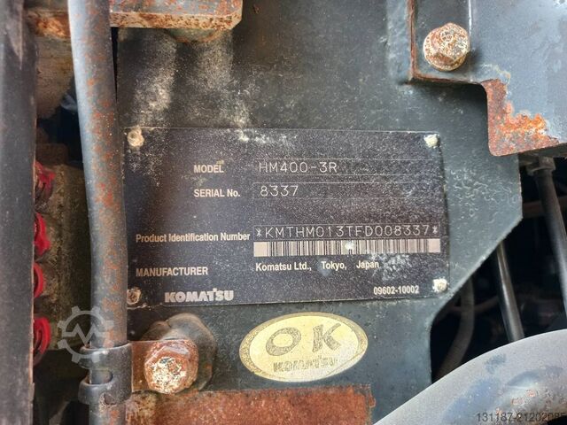 Dumper Komatsu HM400-3R (4 pcs available in Abu Dhabi)