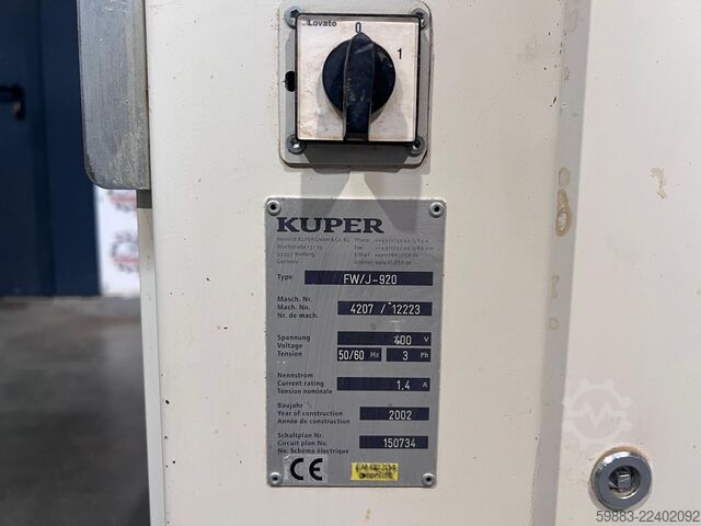 Veneer splicing machine Kuper FW/J 920