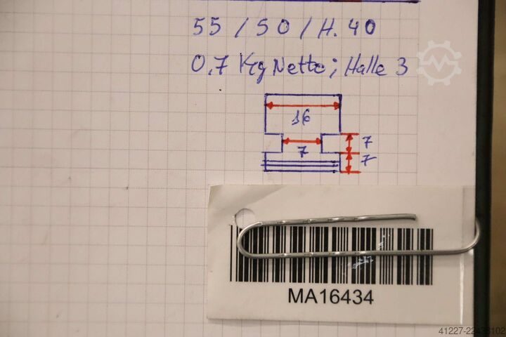 Interchangeable jaws unbekannt Breite 16 mm