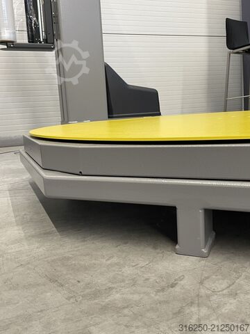 Palettenwickler Drehteller Stretchen ATLANTA - für E-Ameise zum unterfahren EVA mit einem erhöhtem Grundgestell