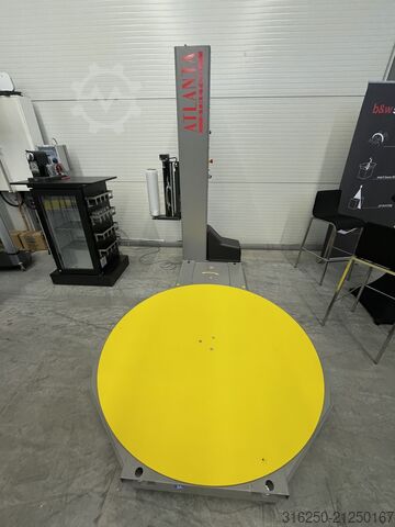 Palettenwickler Drehteller Stretchen ATLANTA - für E-Ameise zum unterfahren EVA mit einem erhöhtem Grundgestell