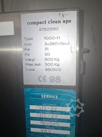 Spray washer Compact Magido Teijo compact clean aps Magido Teijo 1000-H
