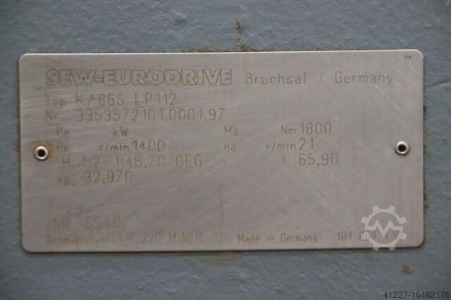 Gearbox 1800 Nm SEW-Eurodrive KA86S LP112
