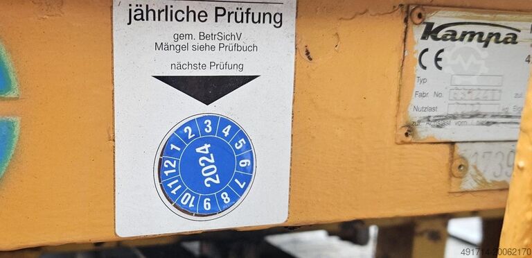 Schwerlastanhänger Kampa SLA 2000
