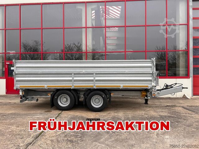 Tipper trailer Möslein TTD 19 AB  19 t Tandemkipper Tieflader, Breitbereifung Aufsatzbordwänden-- Neufahrzeug --