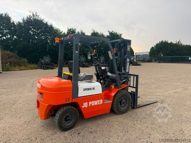 Front loader forklift  JQ Power CPCD25 / 2.5T Diesel / Sideshift / 2026