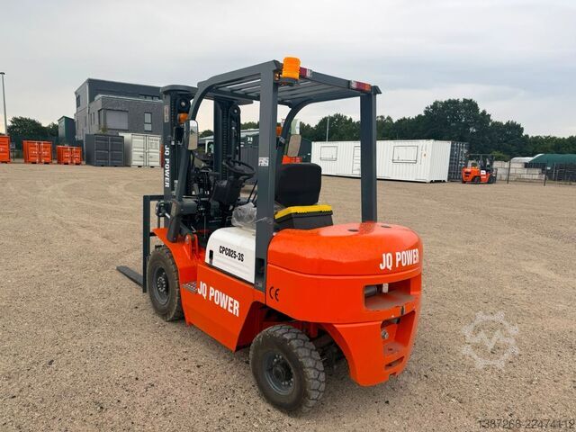 Front loader forklift  JQ Power CPCD25 / 2.5T Diesel / Sideshift / 2026