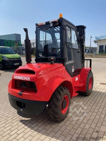 Rough terrain forklift truck HC Hangcha CPCD35-XW98C-RT4 (only rental)