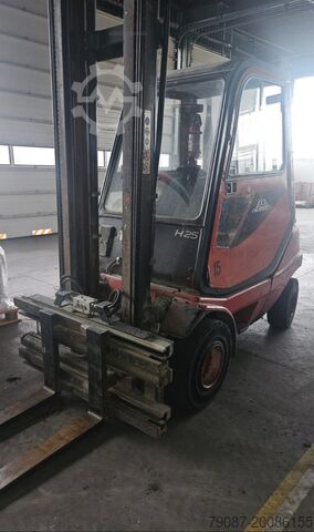 LINDE H25D-03 DIESEL 4 WHEEL FORKLIFT LINDE H25D-03