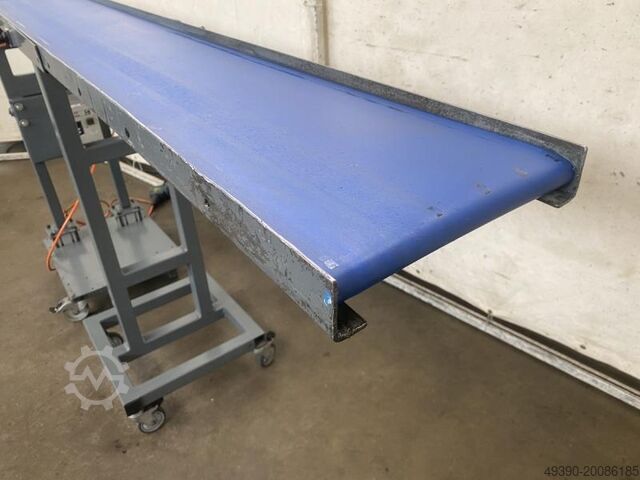 Conveyor belt, belt conveyor, belt conveyor, timing belt conveyor, small parts conveyor belt, flat c MFP Fördertechnik 2500 x 250