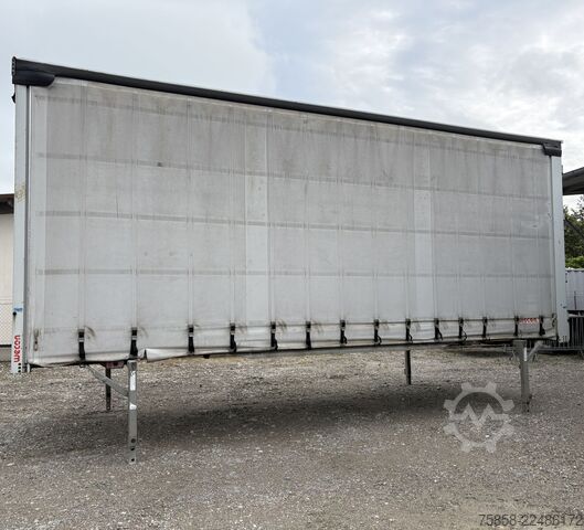 Swap body with flatbed & tarp Wecon Jumbo XXL Innen 3090 mm Hubdach Verzinkt