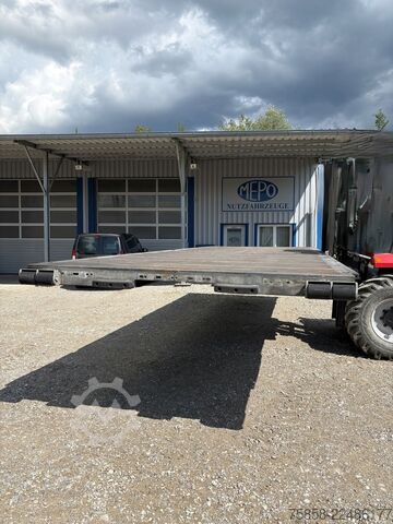 Wechselpritsche offen x Verzinkte Baustoff Plattform 7,82m