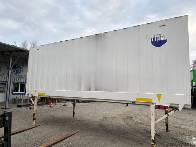 Swap body with box structure Krone BDF Stahl Wechselkoffer Türen
