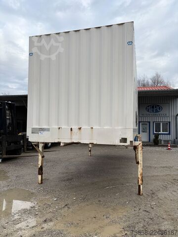 Swap body with box structure Krone BDF Stahl Wechselkoffer Türen