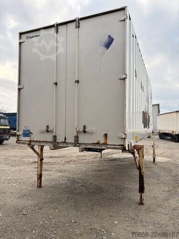 Swap body with box structure Krone BDF Stahl Wechselkoffer Türen
