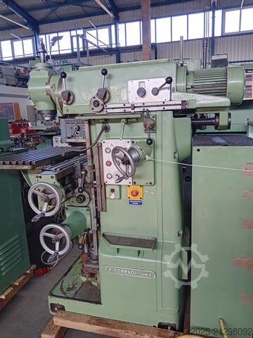 Tool room milling machine KORRADI , Deckel UW 2 ,