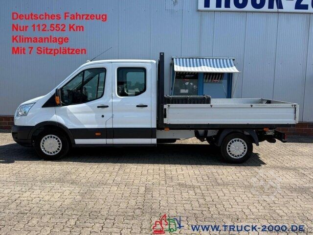 Pritschenwagen Ford Transit 350 2.2 TDCI DoKa 7 Sitze Klima AHK 2,7t