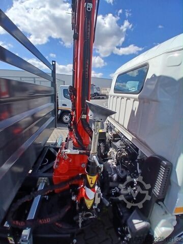Crane with tipper Fuso Canter 7C15 Fassi Kran 3-seiten Kipper