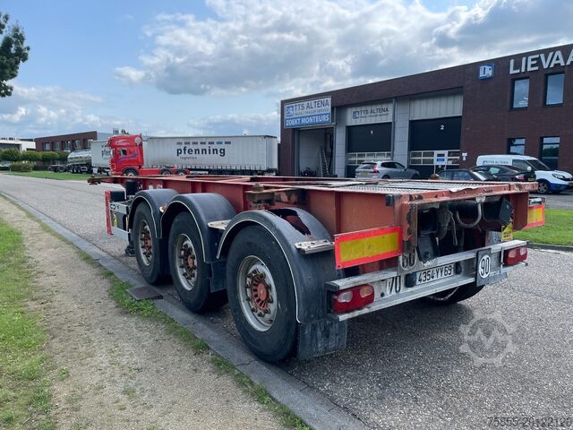 Container transport Van Hool Chassis 20 FT Chassis / Tank / ADR / SAF Axles ...