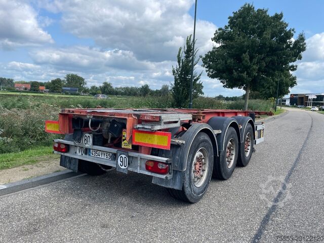 Container transport Van Hool Chassis 20 FT Chassis / Tank / ADR / SAF Axles ...