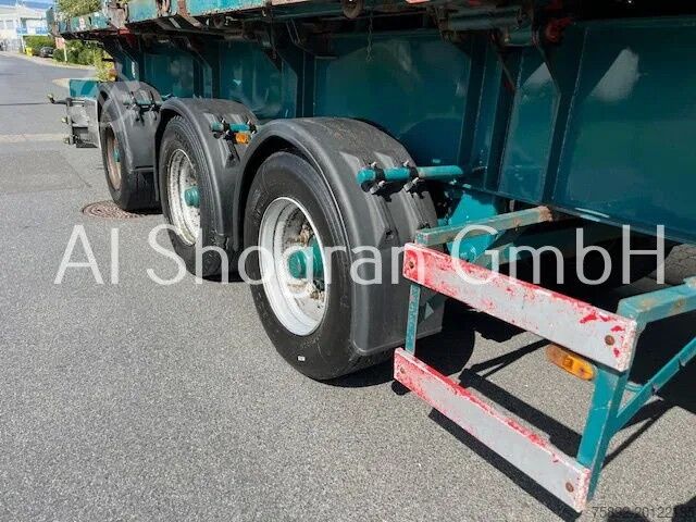 Platform trailer ES-GE Schräglader/Hatz-Motor/gelenkt/3 x Achsen PBW
