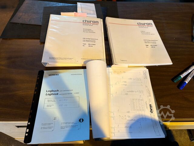 Fünf-Achs-Bearbeitungszentrum CHIRON MILL 800