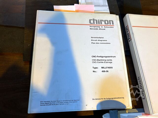 Fünf-Achs-Bearbeitungszentrum CHIRON MILL 800