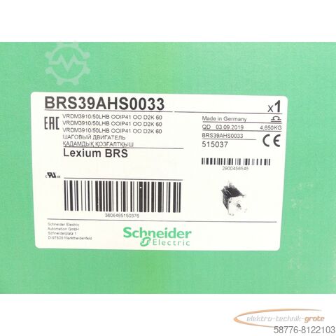 Schneider Electric Motor Schneider Electric BRS39AHS0033 / VRDM3910/50LHB SN:2900456545 - ungebr.! -