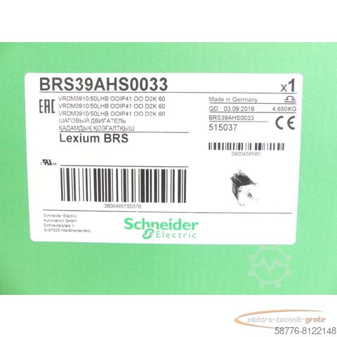 Schneider Electric Motor Schneider Electric BRS39AHS0033 / VRDM3910/50LHB SN:2900456560 - ungebr.! -