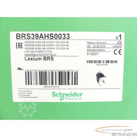 Schneider Electric Motor Schneider Electric BRS39AHS0033 / VRDM3910/50LHB SN:2900456589 - ungebr.! -