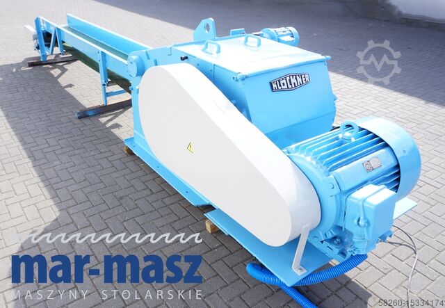 Holzhacker Schredder KLOCKNER 180x500L-2WV