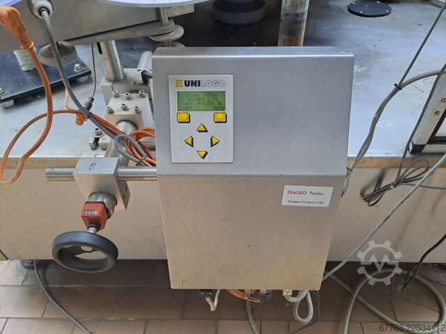 Etikettiermaschine für selbstklebende Etiketten P.E. Labellers UNIVERSAL 8T 3S + UNILOGO